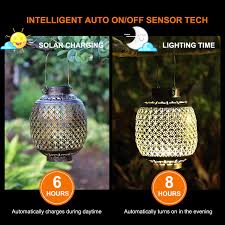 Hanging solar lantern that showcase the vibrancy of your choice and reflect your style with glory. Solar Lanterns Outdoor Hanging Large Solar Lantern Solar Lights Outdoor Decorative For Garden Patio Yard Lawn And Tabletop With Shadow Casting Lanterns Bonsaipaisajismo Lighting Ceiling Fans