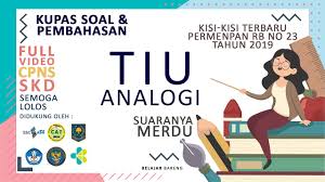 10 Menit 25 Soal Soal Cpns Lengkap Dengan Jawaban Tiu Analogi Sesuai Kisi Kisi Permenpan Rb Youtube