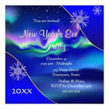 Northern Lights New Year S Eve Party 2020 Invitation Zazzle Com In 2020 New Years Eve Party Christmas Party Invitation Template Holiday Party Invitation Christmas