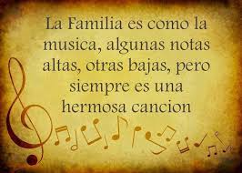 Frases Pensamientos Reflexiones Y Mucho Mas La Familia Es Como La Musica Familia Frases Frases Bonitas Refranes Sobre La Familia