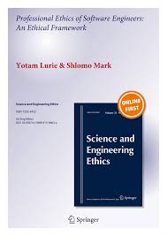 Pdf Professional Ethics Of Software Engineers An Ethical Framework