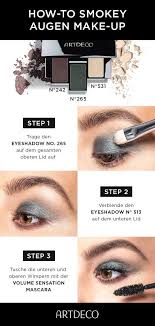 so schminkst du ein smokey eye make up kosmetik professionell schminken lidschatten