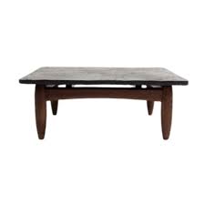 Add style to your home, with pieces that add to your decor while providing hidden storage. 1960s Rudimentary Coffee Table With Slate Top Design Addict Coffee Side Tables
