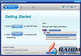 Dos pasos para eliminar la contraseña y los permisos: Wondershare Pdf Password Remover 1 5 Portable Free Download