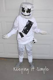 Masked dj marshmello hosted surprise gig within the virtual. Last Minute Diy Marshmello Fortnite Costume Keeping It Simple