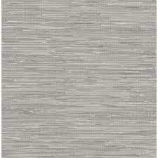 Here is a collection of @gray grasscloth wallpaper hdcollection for desktops, laptops, mobiles and tablets. Nuwallpaper Tibetan Grasscloth Peel And Stick Grey Wallpaper Sample Nu2083sam The Home Depot