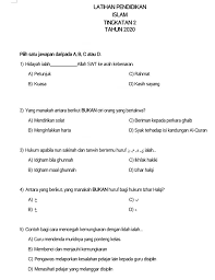 Buku teks digital asas (btda) pendidikan islam kssm tingkatan 2 (dua). Latihan Pendidikan Islam Tingkatan Smk Kelibang Official Facebook