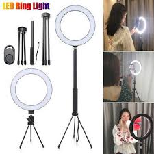 Video Dimmable Lighting Desk Ringlight Kit Camera Selfie Lamp 8 Led Ring Light Ebay In 2020 Led Ring Light Camera Selfie Led Ring