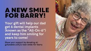 Fundraiser for Anne Solan by Marielle Solan : A New Smile for Barry with 6  Dental Implants