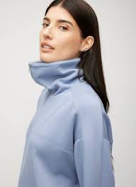 Kit and Ace Women's Restore Quarter Zip Popover Storm Blue