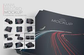 Download Vinyl Record Mockup Creative Photoshop Templates Creative Market