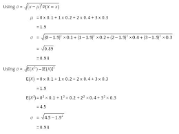 Standard Deviation Of A Discrete Random Variable Nz Maths
