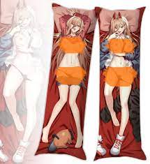 Amazon.com: Anime Chainsaw Man Role Power Uncensored Hugging Body Pillow  Case 59 x 20 Inches Double-Sided Printed Peach Skin Throw Pillow Cover  (Pattern_d) : Home & Kitchen