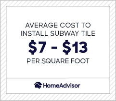 Materials and installation range from $3 to $7 per square foot on average. 2021 Cost Of Subway Tile Price To Install Subway Tile Backsplash Homeadvisor