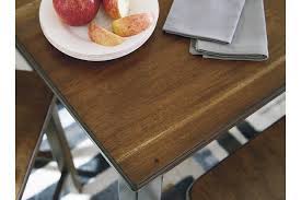 This dining set includes the perfect glass table for modern apartments with four matching velvet dining chairs. Hazelteen Dining Table And Chairs Set Of 5 Ashley Furniture Homestore