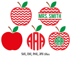 Download School Svg Monogram Svg Apple Bundle Svg Apple Silhouette Apple Clipart Apple Monogram Apple Cut File Apple Svg Teacher Svg Craft Supplies Tools Visual Arts 330 Co Il