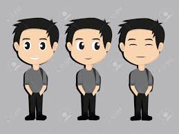 38,522 black haired boy premium high res photos. Attractive Black Haired Boy On Ten Different Face Expressions Royalty Free Cliparts Vectors And Stock Illustration Image 62543249