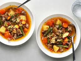 Bring to boil, reduce heat, and simmer 10 to 20 minutes. Old Fashioned Hearty Vegetable Beef Soup Recipe