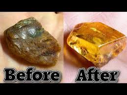 Gemstone From Raw Amber Using Sandpaper Cloth And Toothpaste Shaping And Polishing Youtube Raw Gemstone Jewelry Gemstones How To Polish Rocks