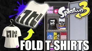 HOW TO Fold T-Shirts for Lockers in Splatoon 3 - YouTube
