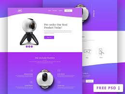 Free Psd 360 Degree Product Web Design Quotes Landing Page Web Design