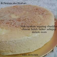 Check spelling or type a new query. Cuma Guna 3 Bahan Saja Dah Boleh Buat Cheese Cake Yang Gebu Ini Resepinya