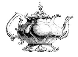 Black And White Pot Clipart 10 Best Teapot Clipart The Graphics Fairy In 2020 Clip Art Vintage Tea Pots Vintage Tea Pot Illustration