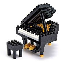 Nanoblock Nbc 017 Grand Piano 14 98 Piano Grand Piano Legos