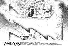 Cat coloring picture sourceandsummit co. New Warrior Cats Coloring Activity Sheet Warrior Cats