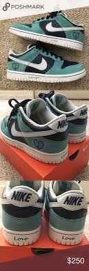 Nike Dunk Low Premium 2007 Doernbecher 318306 411 Alice Heinz Limited Edition Premium Dunks The Fourth Shoe In The Nike C Nike Dunks Green Suede Nike Dunk Low