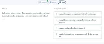 Ini Contoh Soal Kerja Sama Ekonomi Internasional Jawaban Kelas 9