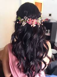 Black hair is the darkest and most common of all human hair colors globally, due to larger populations with this dominant trait. Floral Hairstyles To Upgrade Your Mehndi Attire Bridals Pk