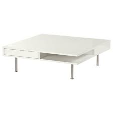 Coordinate the look with matching side tables and lighting. Tofteryd Coffee Table High Gloss White 95x95 Cm Ikea