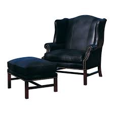 Enjoy free shipping on most stuff, even big stuff. Classic Leather 242 42 Benson Wing Chair And One Half Ottoman Discount Furniture At Hickory Park Furniture Galleries