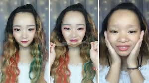 women remove their makeup