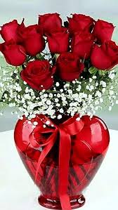 Belo Vaso Com Rosas Valentinstag Blumen Liebe Blumen Schone Blumen