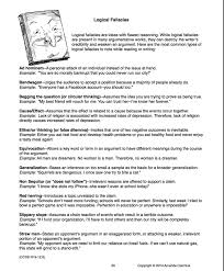 Appeals Logical Fallacies 10th Grade World Literature Lozano Logical Fallacies Logic Persuasive Writing