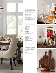 Lorraine extending dining table, hewn oak. Pottery Barn Pbm Holiday 2018 D2 Main Ecat Page 124 125