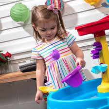 Other attraction in this table include a water wheel carousel which can splash water around. Archway Falls Water Table Kids Sand Water Play Step2
