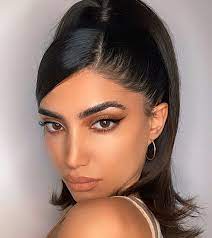 90 S High Pony With Side Part Hair Ponytail Styles Pony Hairstyles Aesthetic Hair