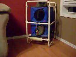 Cat tree plans to make your own cat tree. Pvc Cat Tree By Rover Company Youtube