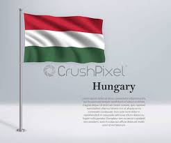 En algunos casos en la bandera también aparece el escudo de hungría. 3d Bandera De Ondeo Hungria Aislado Sobre Fondo Blanco Vector De Stock Crushpixel