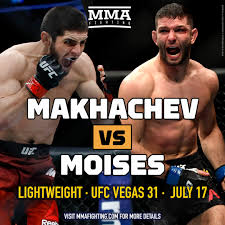 Thiago moises islam makhachev may well be the best grappler in the ufc's lightweight division to say this is a bit of a confusing main event would be. Mmafighting Com On Twitter With Holloway Vs Rodriguez Shelved Islam Makhachev Vs Thiago Moises Is New Ufc Vegas 31 Headliner Https T Co Bcbypz8jd6 Https T Co 73a1rk8uzy
