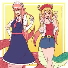 Dragon maid / Mon Musu] Tohru and miia switching roles (x-post  /r/OneTrueMiia) : r/awwnime