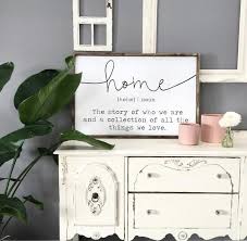 Home Definition Farmhouse Wood Sign Diy Rustic Decor Wall Decor Living Room Rustic Shabby Chic Wall Decor