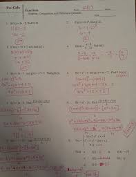 Since answering the issues in the worksheet is the same as learning about a subject around and over again, obviously students will. Pre Calculus Schmitz Chapter 1 Completed Ws