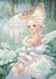 les jardins de la reine by chpi on deviantart art illustration big eyes art