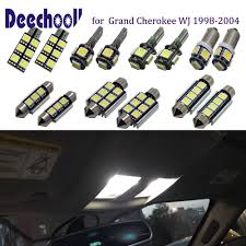 Deechooll 11pcs Car Led Bulb For Jeep Grand Cherokee 98 04