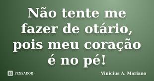 Nao Tente Me Fazer De Otario Pois Meu Vinicius A Mariano