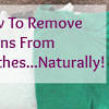 Can baking soda remove color run? 1
